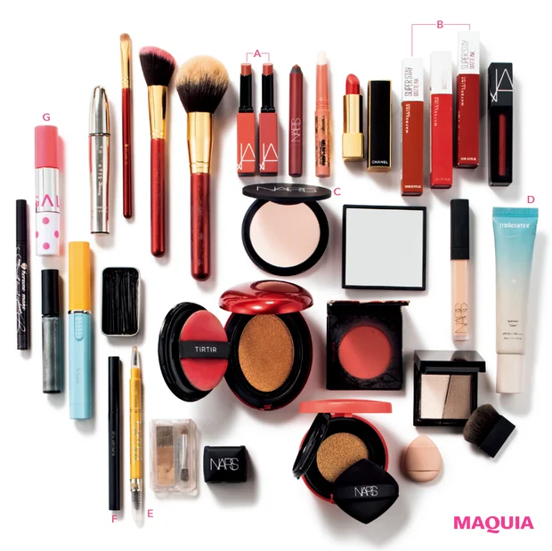 紅しょうが・熊元プロレスさんのポーチの中身。「頑張ればアン・ハサウェイにもなれるで〜」なコスメが満載_3