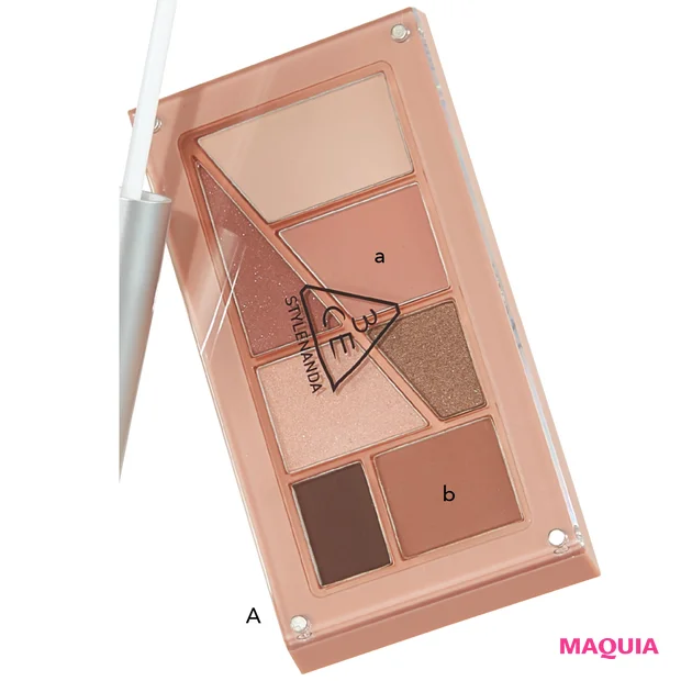 長濱ねる 冬メイク 20025 coldgirlメイク 3CE レイヤーイットオールパレット アイシャドウ ロージーヒップ