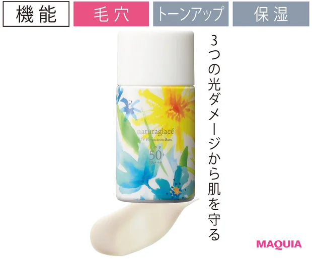 ナチュラグラッセ/ネイチャーズウェイ UVプロテクションベース SPF50+・PA+++ 30ml ¥3200(限定デザイン)
