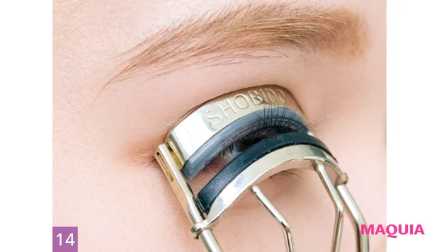 櫻坂46 守屋麗奈 セルフメイク 秋 根元から毛先にかけてきれいなCカールを目指す