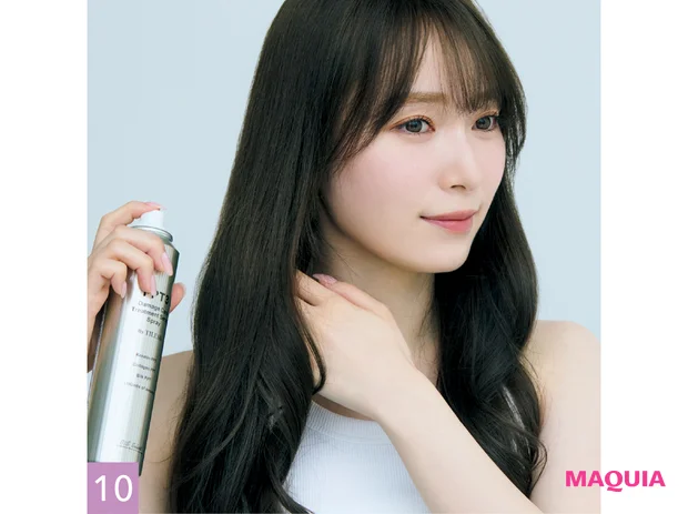 櫻坂46 守屋麗奈 ヘアセット ツヤ出しスプレー