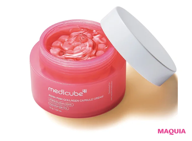 本田翼 スキンケア 愛用クリーム medicube PDRNピンクコラーゲンカプセルクリーム