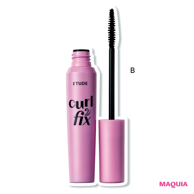 佐々木れなメイク カールフィックスマスカラ ブラック