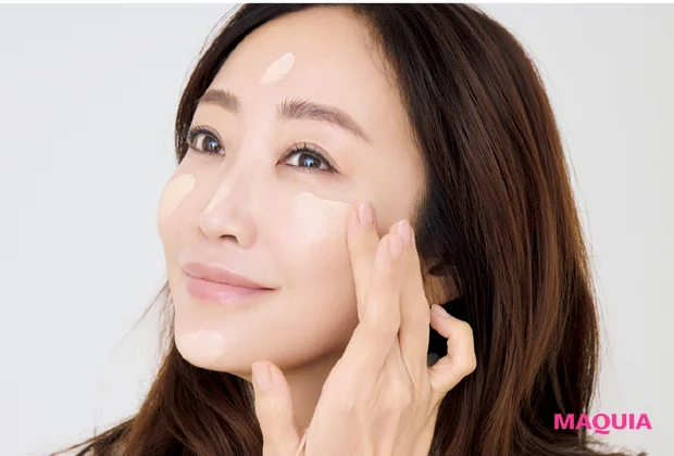 神崎恵さん直伝 KANEBO カネボウ ライブリー スキン ウェアⅡの塗り方