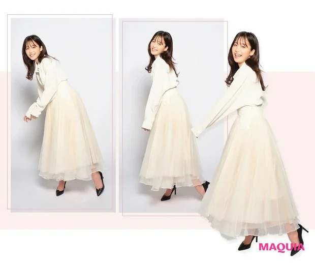 【ALL私物＆セルフメイク】あざとかわいいアイテム満載！ 休井美郷さんのメイクポーチの中身を拝見