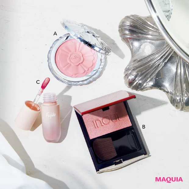 小嶋陽菜×石井美保×友利新　TREND3　大人が可愛くなれるにじみ発色チーク