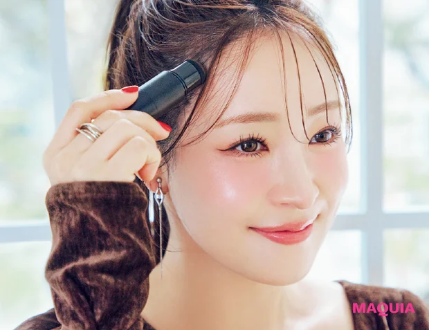 大沢あかねが選ぶバズり美容 ヘアラインを埋めて小顔印象に