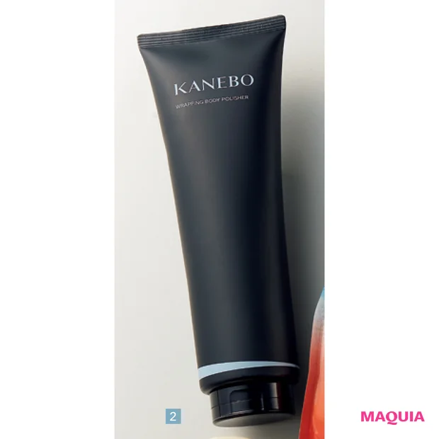 石井美保さんの50代に向けたボディケア バスタイム編 カネボウ ラッピング ボディ ポリッシャー