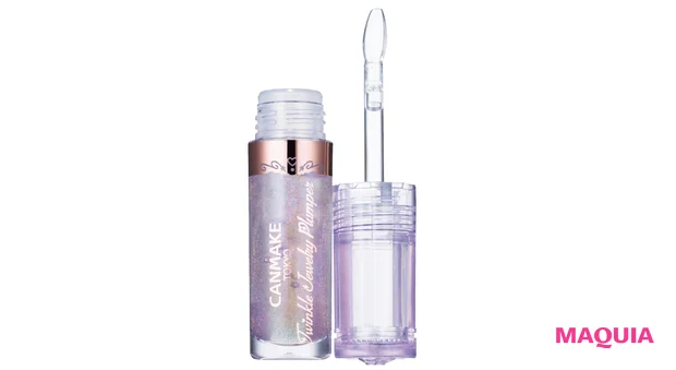 ペールピンクのリップ&チークコスメにおすすめのメイク キャンメイク トゥインクルジュエリープランパー 03