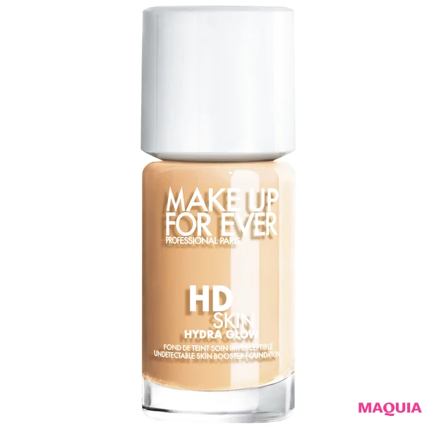 鈴木えみ ベースメイク AI肌 メイクアップフォーエバー HDスキン ハイドラ グロウ ファンデーション 1N02 