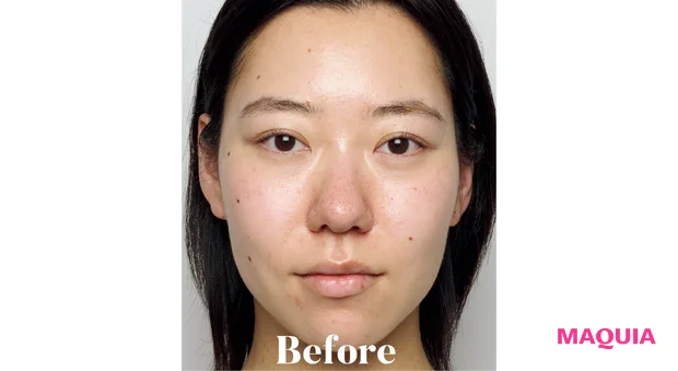 2026年春夏最新作 長井かおりさんイチオシの毛穴におすすめのパウダー ビフォー