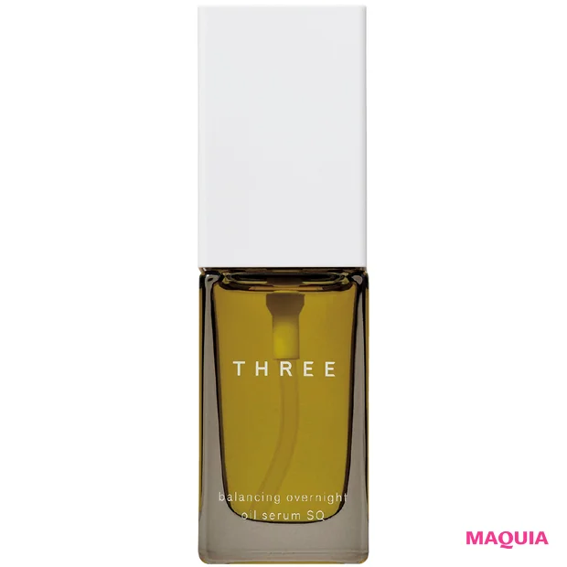 交感神経優位になりがちな人におすすめの休み方 香りを楽しみながら、ゆっくりケア THREE バランシング オーバーナイト オイルセラム SQ