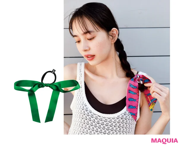 結ぶだけであか抜ける テクいらずヘアアクセ