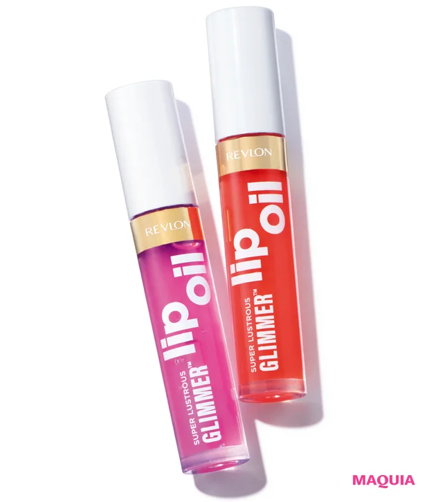 マキア　タンフルリップ　トレンド　秋冬　2025　レブロン　スーパー ラストラス グリマー リップ オイル