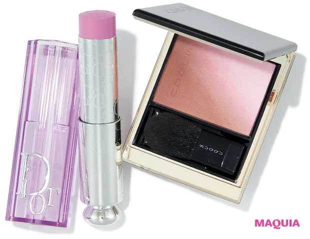 2025年 秋 美容トレンド チーク　ディオール スック