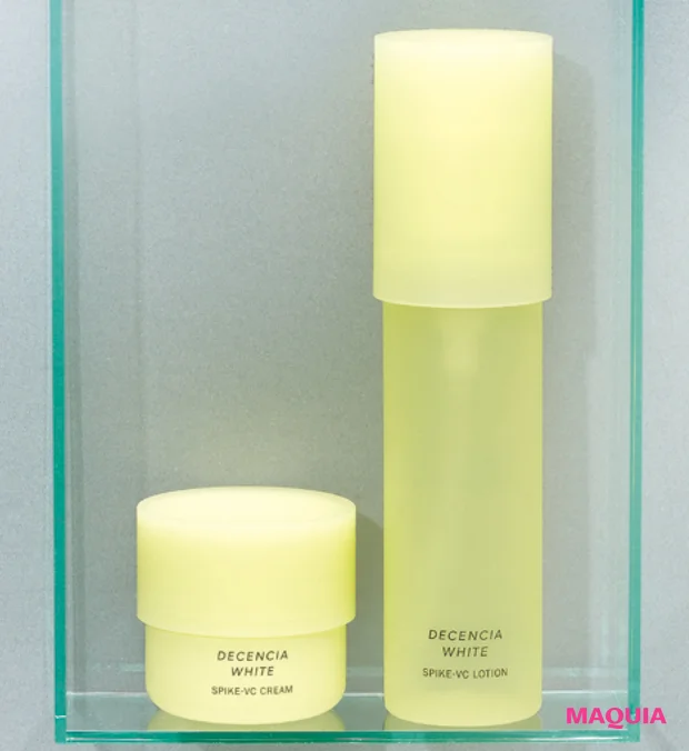 ゆらぎ肌におすすめのスキンケアブランド DECENCIA WHITE(ディセンシア ホワイト) ホワイトスパイク―VC ローション、スパイク―VC クリーム