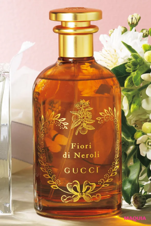 マキア　ムーン・リーの運を呼び寄せる香り　GUCCI「地中海の風のように香る華やかにして無垢なネロリ」