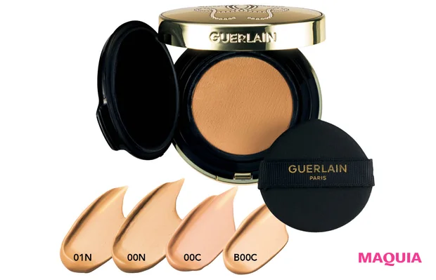 2026年春夏新作 おすすめツヤ肌ファンデーション ゲラン パリュール ゴールド スキン メッシュ クッション