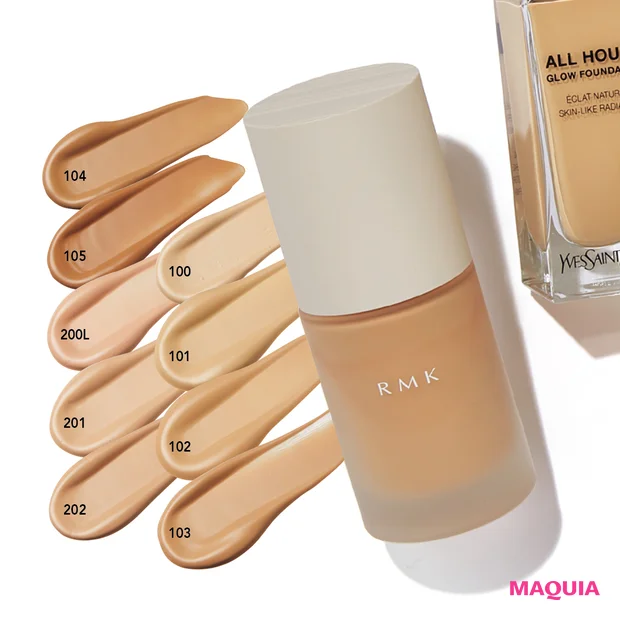マキア　ベースメイク　おすすめ　長井かおり　RMK  リクイドファンデーション フローレスカバレッジ プラス