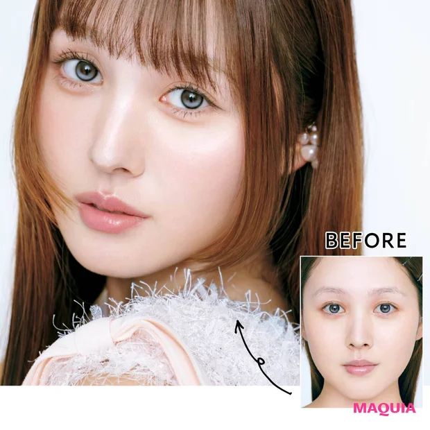 【鹿の間流・中顔面短縮セルフメイク】タレ目と涙袋の作り方がポイント！