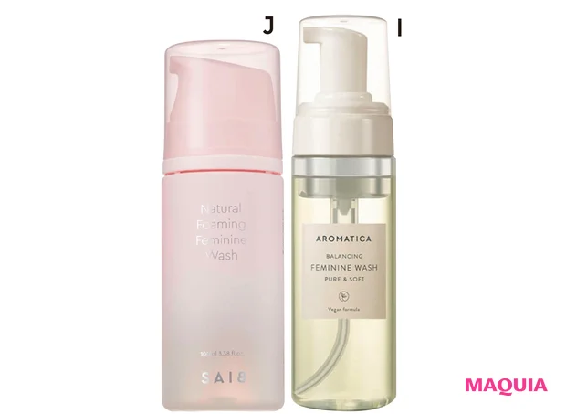 Iアロマティカ ピュア&ソフト 女性清潔剤 170ml/編集部私物 Jセイブ・ナチュラル・フォーミング・フェミニンウォッシュ 100ml¥3190/UPPER HOUSE