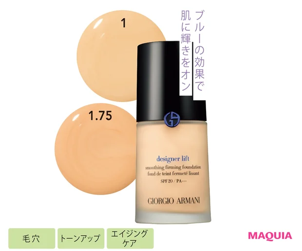 ARMANI beauty デザイナー リフト ファンデーション SPF20・PA+++ 30ml 新2色追加(全9色) 各¥9350