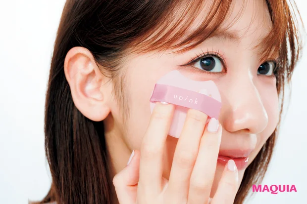 マキア３月号特別版付録 upink（ユーピンク）クッションファンデーション ゆきりん（柏木由紀さん）直伝の使い方ポイント