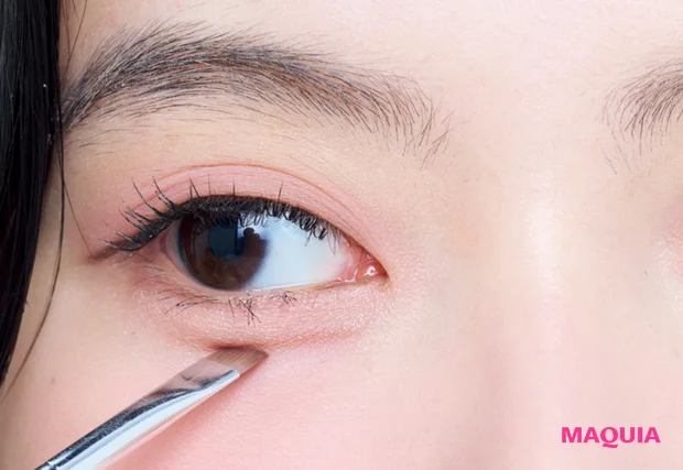 多幸感メイク いむたん 涙袋メイク 2aN ベターミーアイパレット 15 涙袋の影を作る