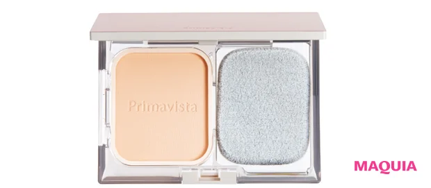 プリマヴィスタ ダブルエフェクト パウダー SPF25·PA++ 全7色 各¥4180(ケース込み、編集部調べ)/花王