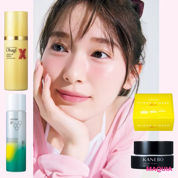 櫻坂46 守屋麗奈 美肌 ルーティン オバジ ソフィーナiP カネボウ ルルルン