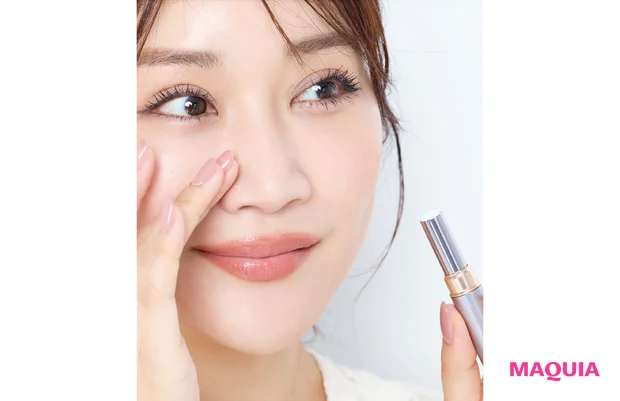 マキア 瀬戸麻実 アルビオン スタジオ ポアカバー パウダースティック 毛穴 下地 塗り方のコツ