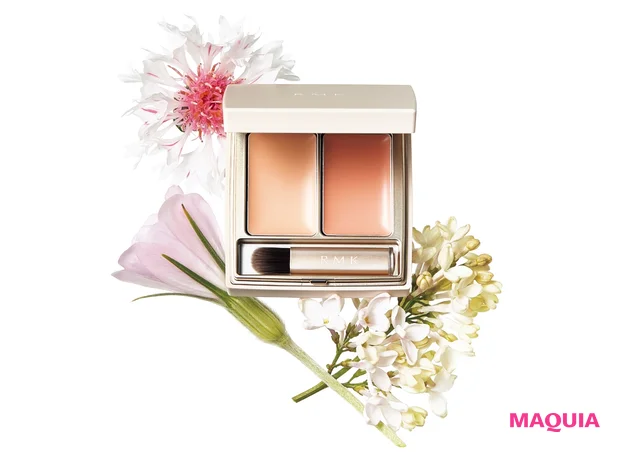 RMK フローレスカバー コンシーラー SPF26·PA++ レフィル全５色 各￥1980 （写真のセットは￥5060·ケース込み） ／RMK Division