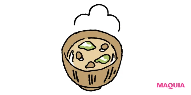 朝食におすすめは腸によい味噌汁