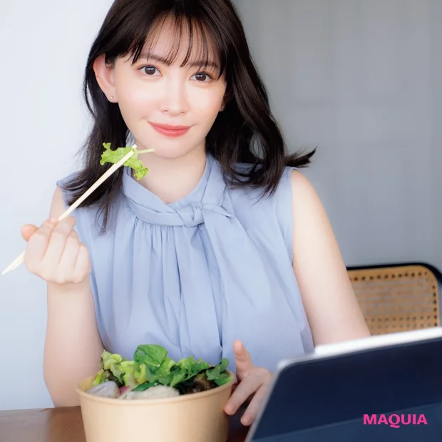 小嶋陽菜のラクしてキレイになる美容・日中編。食、香り、メイクで体を整える