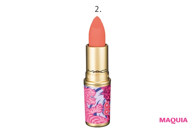 2パウダー キス リップスティック/ルナー ラック プッシュ ユア ラック ¥3960/M・A・C(限定品)