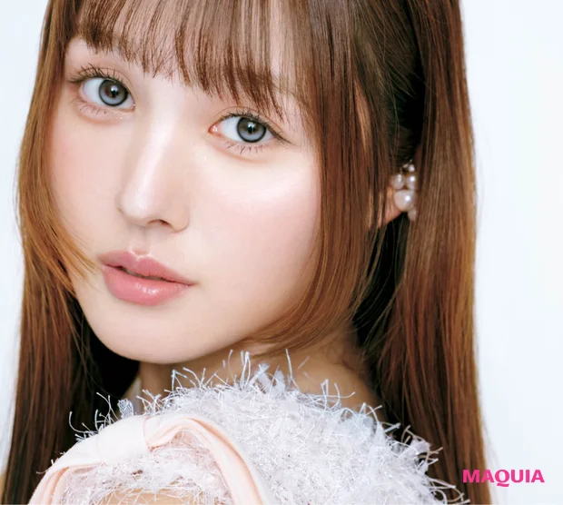 鹿の間 中顔面短縮メイク 仕上がり