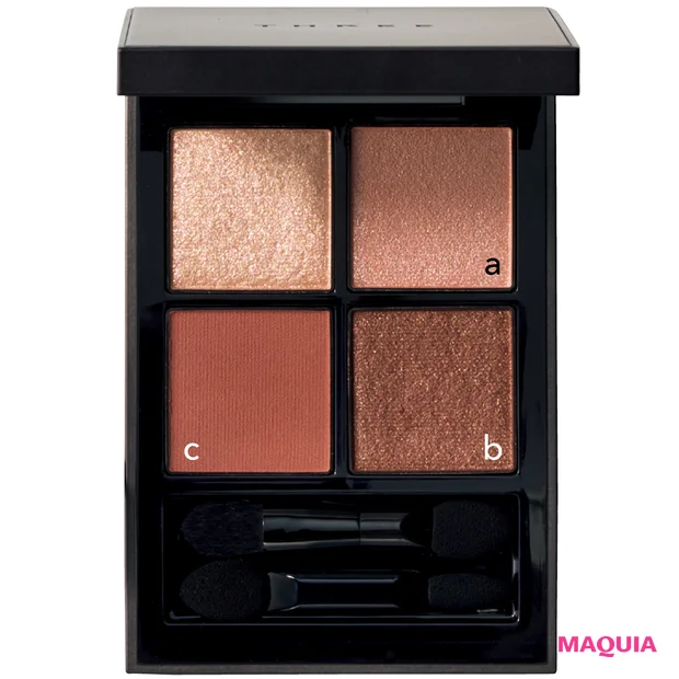 春新色でしたいトレンドメイク 与田祐希 THREE スターゲージングアイシャドウクアッド 09