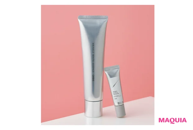 リンクル ホワイト ディライトフルインプレッションキット（リンクルホワイト（右から）UV プロテクター ミニサイズ[医薬部外品] 7g、エッセンス ラージサイズ［医薬部外品］ 60g）￥8800／オルビス（8/23限定発売）