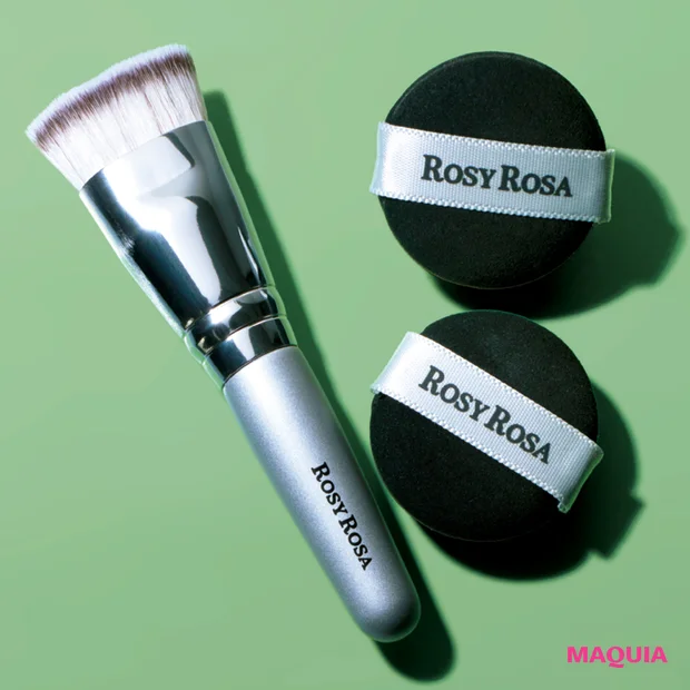 2026年おすすめ新作コスメ ロージーローザ マルチファンデブラシ&パフ