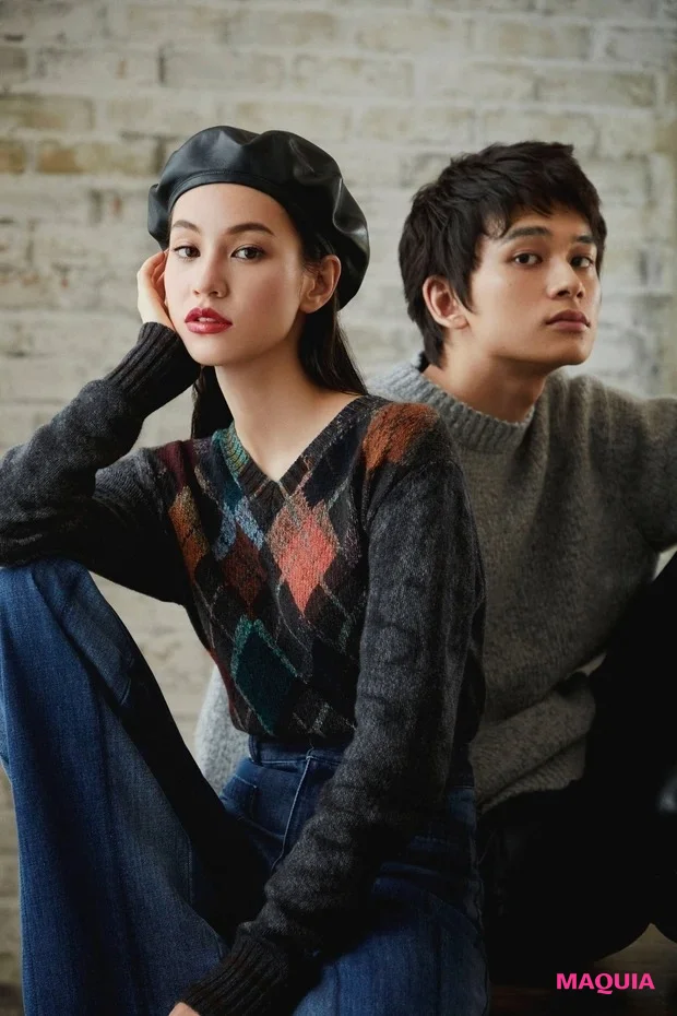 「ディオール」のアイコニックなリップスティックを纏った水原希子さんと北村匠海さんの特別なルック！