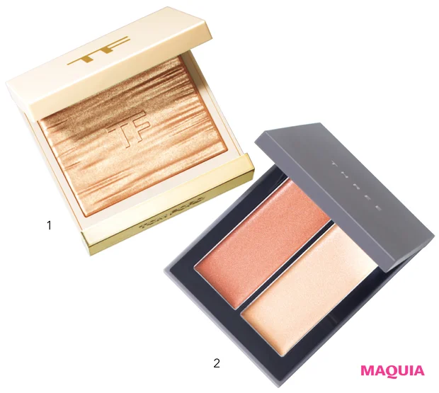 2025 秋 新作 スキンケア トム フォード グロウ ハイライター 01V THREE シマリング グロー デュオ R