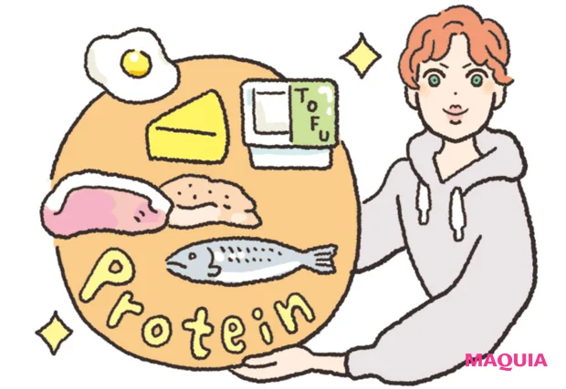 グレーぐもり（ゆらぎタイプ）が気をつけたいこと タンパク質