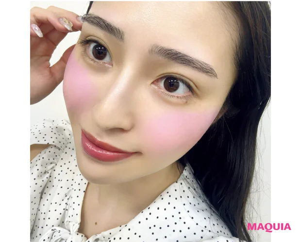 マキア シーグラム カラーブルーム リキッドブラッシュ 新作コスメ レビュー メイク