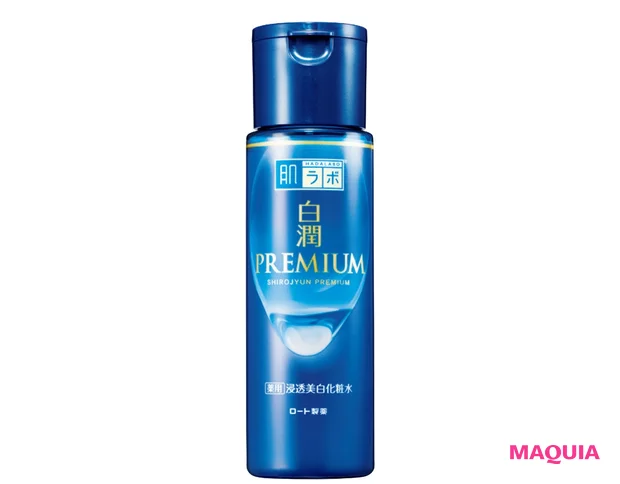 肌ラボ 白潤プレミアム  薬用浸透 美白化粧水 ［医薬部外品］ 170ml ￥990（編集部調べ）／2021年発売／ロート製薬