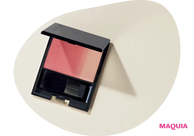 本田翼 崩さない ベースメイク SUQQU ピュア カラー ブラッシュ 10