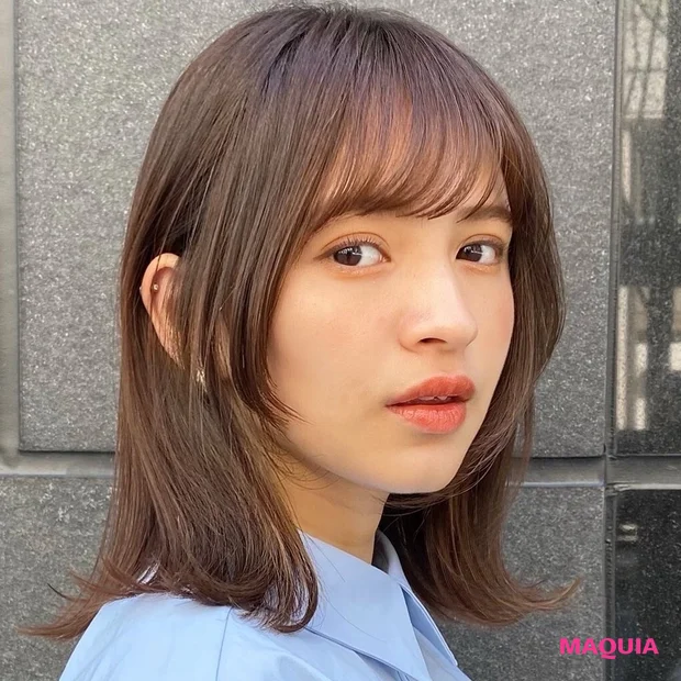 今季トレンドのウルフカット フェミニンな印象の大人ミディアムヘア 細見え 小顔効果も抜群 Happy Plus ハピプラ