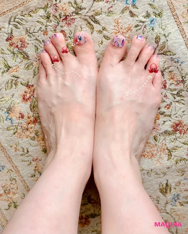 足の指先が地面につく 下半身太り むくみの原因浮指 足先サポーターで目指せ美脚 Happy Plus ハピプラ