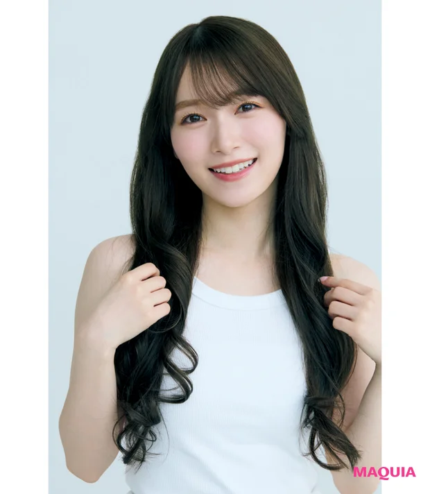 櫻坂46 守屋麗奈 ヘアスタイリング 巻き髪