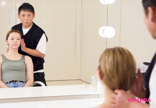 大御所も信頼する黒田啓蔵さんの神技テクニック。首・肩ほぐし、極薄仕込みで立体感が爆上がり。