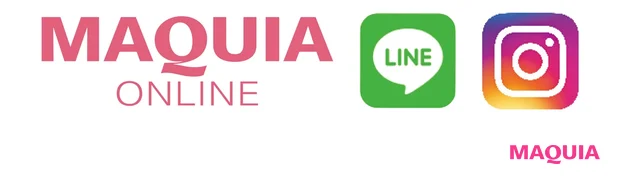 マキアオンライン、LINE、Instagramロゴ